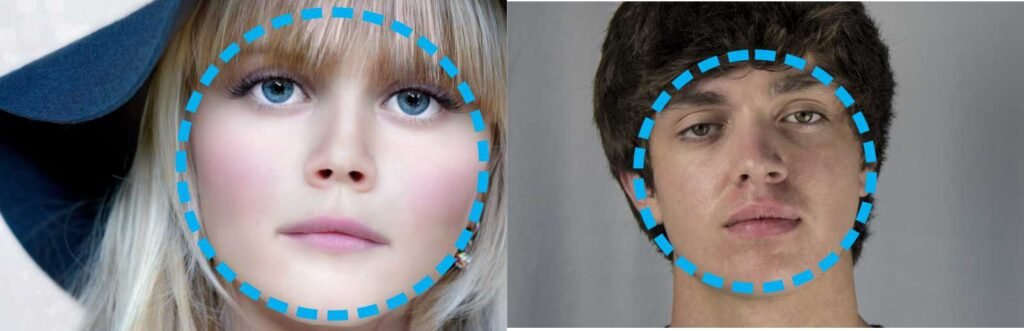 formato de óculos combina com meu rosto - rosto redondo