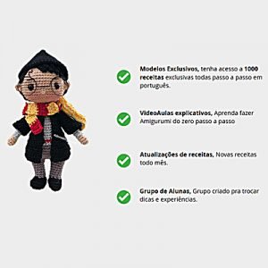 Curso de Amiguruimi Online - Bonecos e Bichinhos de Croche